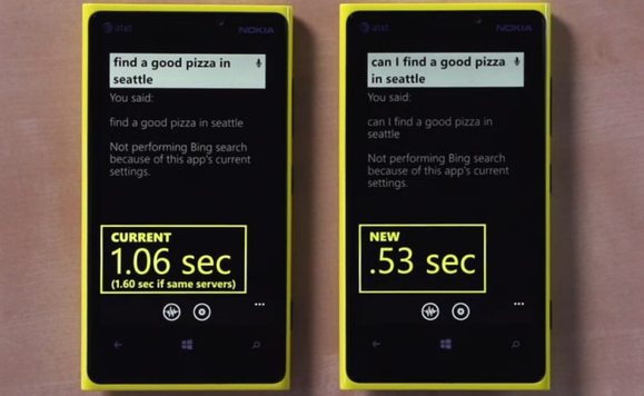 Microsoft's Bing searches for pizza