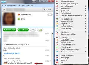 Clownfish for Skype