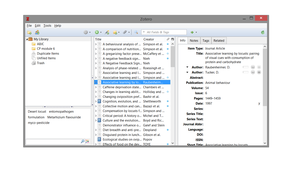 Zotero screenshot