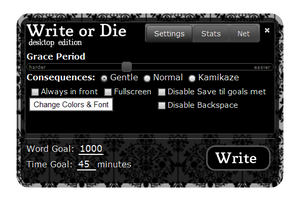 Write or Die screenshot 580x388