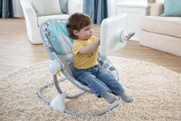 Fisher-Price's iPad seat is under fire from critics.