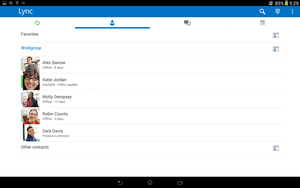 lync for android