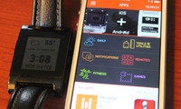 pebble with watch