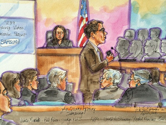 samsung court sketch