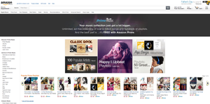 amazon prime music front