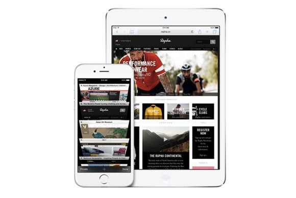 safari ios8 primary