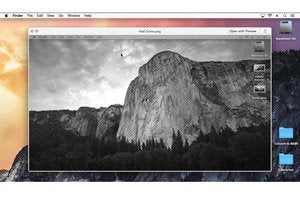 black and white screen