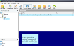notezilla notes browser 620w