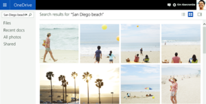 Microsoft onedrive photo search