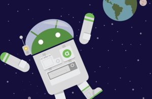 android in space