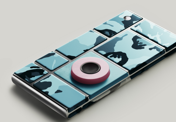 A Project Ara smartphone.