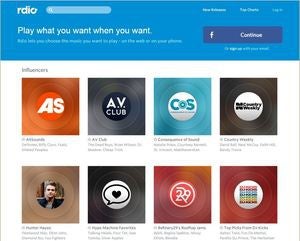 Rdio curation