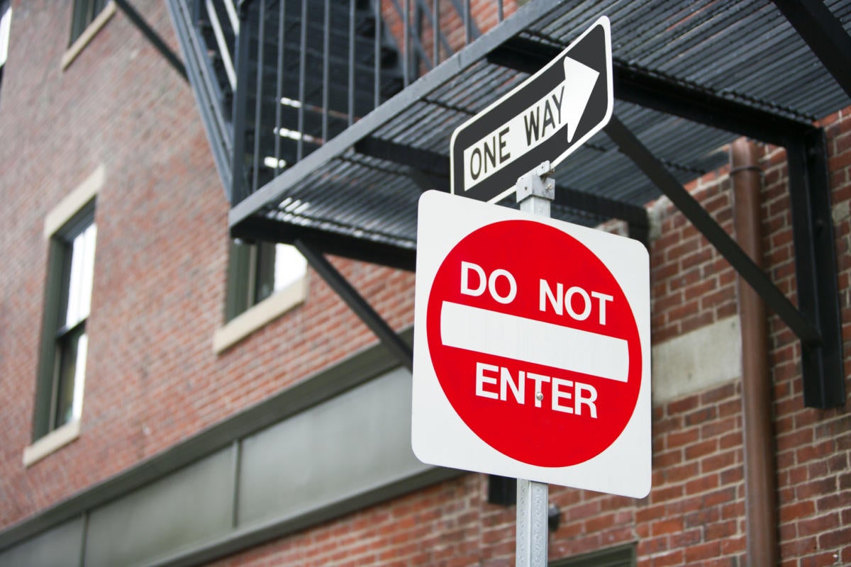 do not enter thinkstockphotos 176640626