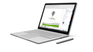 coreldraw graphics suite x8 surface