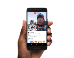 facebook live reactions android