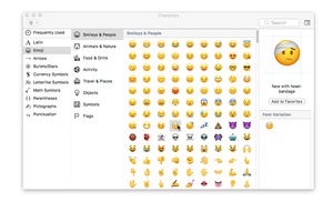 macos emoji input