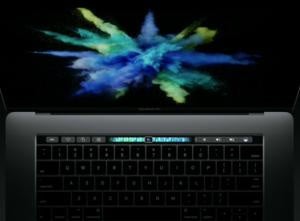 apple macbook pro touch bar