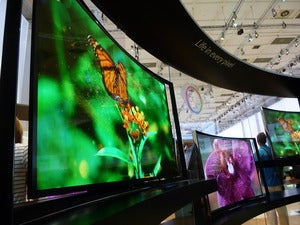Samsung curved 4K TV at IFA