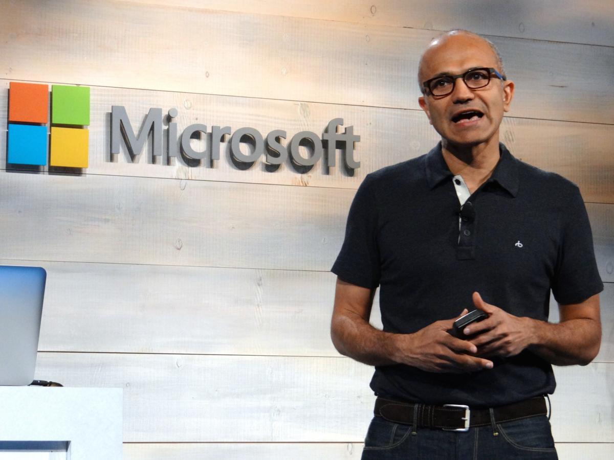 Nadella at Azure